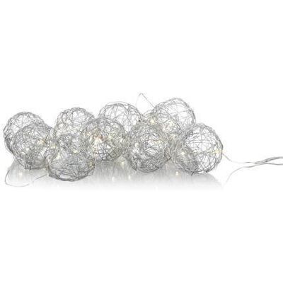 Markslojd Świecące Kule Do Dekoracji 1,85M 20 Led 0,6W Srebrne Ciepła Markslojd Świecące Kule Do Dekoracji 1,85M 20 Led 0,6W Srebrne Ciepła
