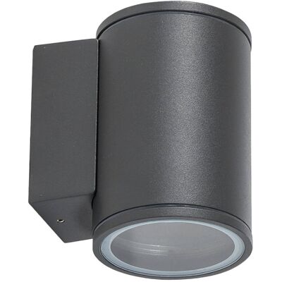 AZzardo Szary Kinkiet Zewnętrzny Joe Okrągła Lampa Minimalistyczna AZzardo Szary Kinkiet Zewnętrzny Joe Okrągła Lampa Minimalistyczna