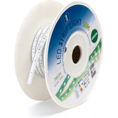 Aigostar Taśma LED zielona 230V 10mm 60led/m szpula 50mb zewnętrzna IP65 Aigostar Taśma LED zielona 230V 10mm 60led/m szpula 50mb zewnętrzna IP65