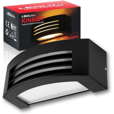 LEDLUX LAMPA kinkiet OGRODOWY LED zewnętrzna ELEWACYJNA CORSO E27 LEDLUX LAMPA kinkiet OGRODOWY LED zewnętrzna ELEWACYJNA CORSO E27
