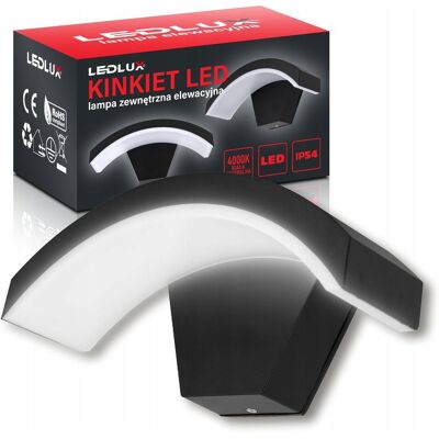 LEDLUX KINKIET ZEWNĘTRZNY Ogrodowy LAMPA ELEWACYJNA LED LEDLUX KINKIET ZEWNĘTRZNY Ogrodowy LAMPA ELEWACYJNA LED