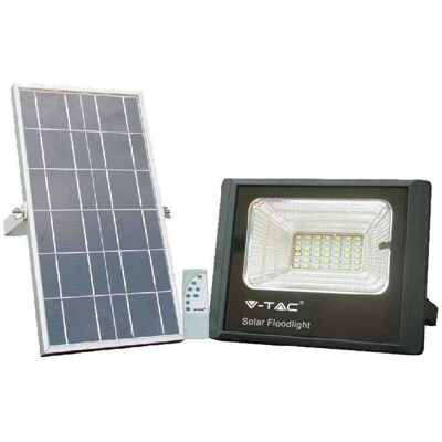 V-TAC, Naświetlacz halogen LED, Solarny 12W, IP65, VT-25W neutralny, 550lm V-TAC, Naświetlacz halogen LED, Solarny 12W, IP65, VT-25W neutralny, 550lm