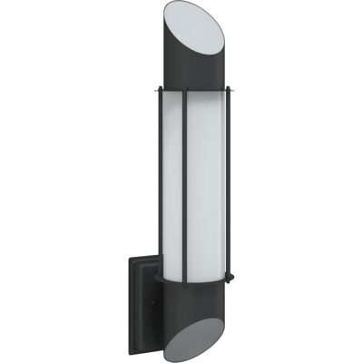 vidaXL Czarna Zewnętrzna Lampa Ścienna - Lampa ścienna - Wodoodporna IP44 vidaXL Czarna Zewnętrzna Lampa Ścienna - Lampa ścienna - Wodoodporna IP44