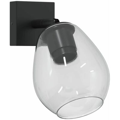 vidaXL Czarna cylindryczna lampa na ścianę - Lampa ścienna vidaXL Czarna cylindryczna lampa na ścianę - Lampa ścienna