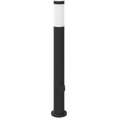 Inny producent vidaXL Słupek oświetleniowy z gniazdem 80 cm, stal nierdzewna IP44 Inny producent vidaXL Słupek oświetleniowy z gniazdem 80 cm, stal nierdzewna IP44