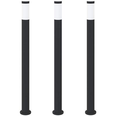 Inny producent vidaXL Słupki oświetleniowe 3 szt. 110 cm Stal nierdzewna IP44 Inny producent vidaXL Słupki oświetleniowe 3 szt. 110 cm Stal nierdzewna IP44