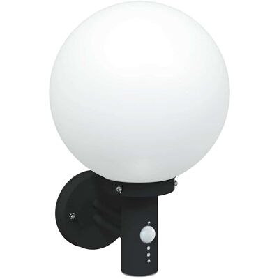 vidaXL Zewnętrzna lampa ścienna Czarny 28 x 25 x 38 cm stal nierdzewna vidaXL Zewnętrzna lampa ścienna Czarny 28 x 25 x 38 cm stal nierdzewna