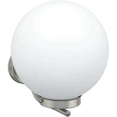 vidaXL Srebrna Sferyczna Nowoczesna Lampa Ścienna - Oświetlenie vidaXL Srebrna Sferyczna Nowoczesna Lampa Ścienna - Oświetlenie