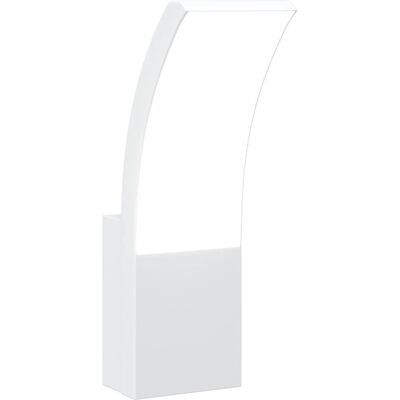 vidaXL Zewnętrzna lampa ścienna LED Biały Aluminium - Zewnętrzna lampa ścienna LED vidaXL Zewnętrzna lampa ścienna LED Biały Aluminium - Zewnętrzna lampa ścienna LED