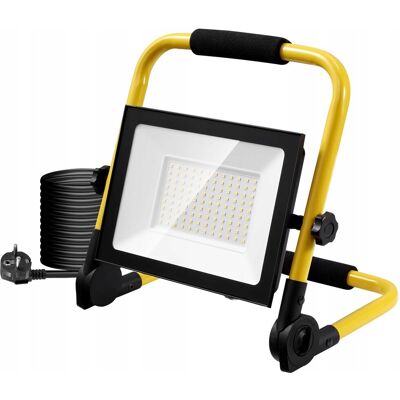 Inny producent VIUGREUM LED Reflektor 100W 6500K IP65 Wodoodporny Przenośny Na Budowę Inny producent VIUGREUM LED Reflektor 100W 6500K IP65 Wodoodporny Przenośny Na Budowę