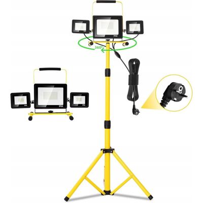 Inny producent VIUGREUM LED Reflektor 100W Na Statywie 180cm 6500K 8000lm IP65 3m Kabel Inny producent VIUGREUM LED Reflektor 100W Na Statywie 180cm 6500K 8000lm IP65 3m Kabel