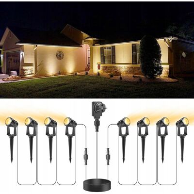 Inny producent VOLISUN Reflektory Ogrodowe LED Zewnętrzne IP65 8 Sztuk Inny producent VOLISUN Reflektory Ogrodowe LED Zewnętrzne IP65 8 Sztuk