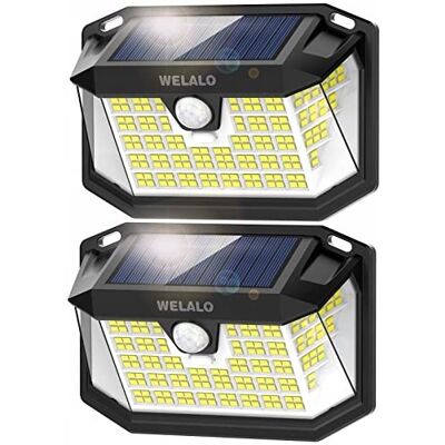 Inny producent WELALO Lampy Solarne Z Czujnikiem Ruchu 188 LED IP65 Wodoodporne Inny producent WELALO Lampy Solarne Z Czujnikiem Ruchu 188 LED IP65 Wodoodporne