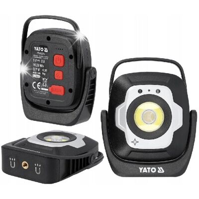 inna (Inny) YATO REFLEKTOR PRZENOŚNY COB LED 10W 1200LM 3,7V 4400mAh Z CZUJNIKIEM RUCHU inna (Inny) YATO REFLEKTOR PRZENOŚNY COB LED 10W 1200LM 3,7V 4400mAh Z CZUJNIKIEM RUCHU