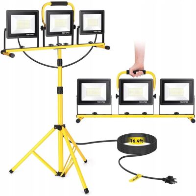 Inny producent YOFULY Lampa LED 3x70W Na Statywie 21000 Lumen Regulowana 200cm 5M Kabel Inny producent YOFULY Lampa LED 3x70W Na Statywie 21000 Lumen Regulowana 200cm 5M Kabel