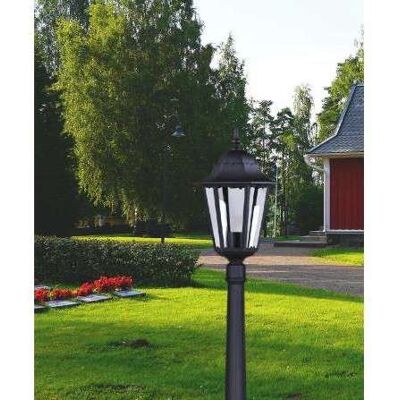 Zewnętrzna LAMPA stojąca K-6006A Kaja ogrodowa OPRAWA klasyczna latarenka outdoor metalowa IP44 czarna Zewnętrzna LAMPA stojąca K-6006A Kaja ogrodowa OPRAWA klasyczna latarenka outdoor metalowa IP44 czarna