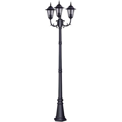 Zewnętrzna LAMPA stojąca K-7009A2/3 czarny Kaja metalowa OPRAWA klasyczna latarnia do ogrodu masztowa IP44 czarna Zewnętrzna LAMPA stojąca K-7009A2/3 czarny Kaja metalowa OPRAWA klasyczna latarnia do ogrodu masztowa IP44 czarna
