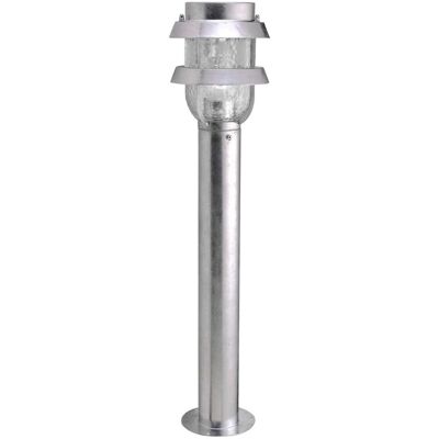Zewnętrzna LAMPA stojąca TIVOLI 66315-60/G Italux metalowa OPRAWA ogrodowy słupek industrialny IP44 srebrny Zewnętrzna LAMPA stojąca TIVOLI 66315-60/G Italux metalowa OPRAWA ogrodowy słupek industrialny IP44 srebrny