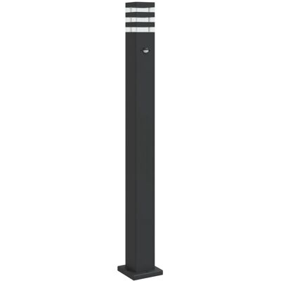 VMP Zewnętrzna lampa stojąca z czujnikiem, czarna, 110 cm VMP Zewnętrzna lampa stojąca z czujnikiem, czarna, 110 cm