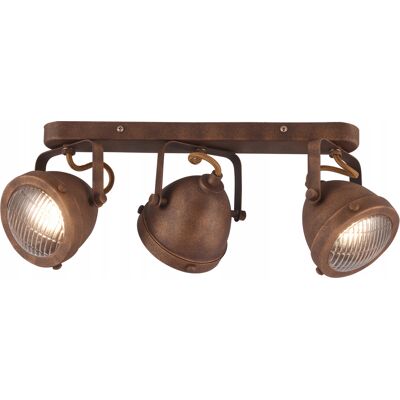 Candellux Lampa Sufitowa Frodo 3xgu10 Rdzawy Metalowy Candellux Lampa Sufitowa Frodo 3xgu10 Rdzawy Metalowy