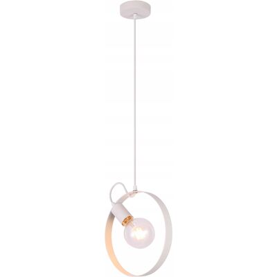 Candellux Lampa Wisząca Nexo Biała E27 40w Ip20 Candellux Lampa Wisząca Nexo Biała E27 40w Ip20