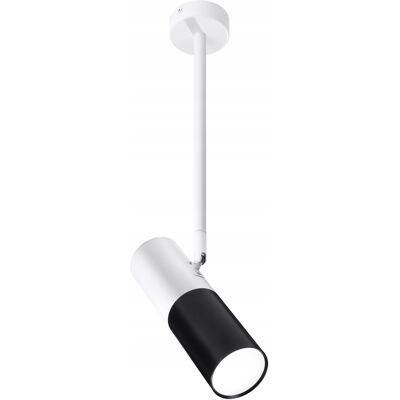 Candellux Lampa Wisząca Tuba Biała 1xgu10 15w Ip20 Nowoczesna Candellux Lampa Wisząca Tuba Biała 1xgu10 15w Ip20 Nowoczesna