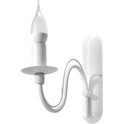 Kinkiet MINERWA Biały Metalowy IP20 E14 40W Sollux Lighting Kinkiet MINERWA Biały Metalowy IP20 E14 40W Sollux Lighting