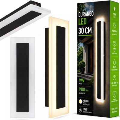 Master LED Lampa LED ścienna elewacyjna Durango 30cm 9W IP65 kinkiet zewnętrzny ogrodowy Master LED Lampa LED ścienna elewacyjna Durango 30cm 9W IP65 kinkiet zewnętrzny ogrodowy