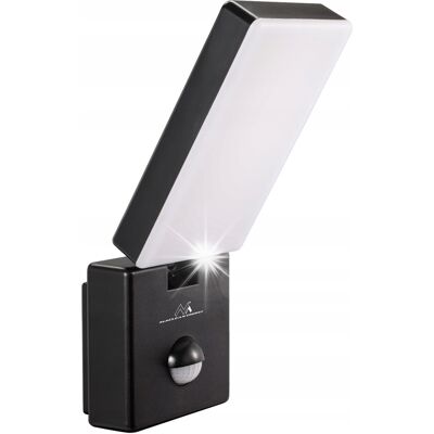 Maclean Lampa LED z czujnikiem ruchu zmierzchu zewnętrzna IP65 ścienna elewacyjna Maclean Lampa LED z czujnikiem ruchu zmierzchu zewnętrzna IP65 ścienna elewacyjna