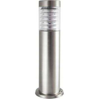 Lampa ogrodowa nierdzewna słupek okrągły 50x11.4 cm srebrny IP44 SU-MA Lampa ogrodowa nierdzewna słupek okrągły 50x11.4 cm srebrny IP44 SU-MA