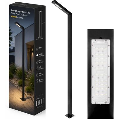 Master LED Lampa Ogrodowa stojąca słupek SŁUP LATARNIA 350cm 120° zewnętrzna 4000K LED Master LED Lampa Ogrodowa stojąca słupek SŁUP LATARNIA 350cm 120° zewnętrzna 4000K LED