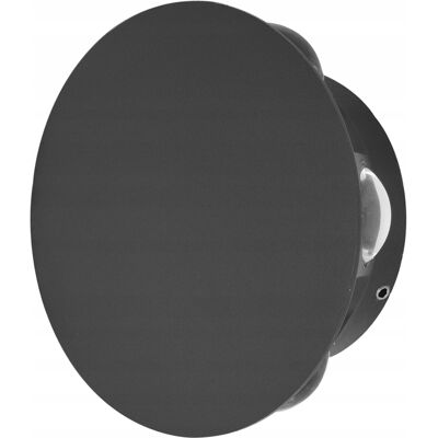 ITALUX Lampa ścienna zewnętrzna LED, kinkiet czarny elewacyjny na dom - MACBA 6 XX ITALUX Lampa ścienna zewnętrzna LED, kinkiet czarny elewacyjny na dom - MACBA 6 XX