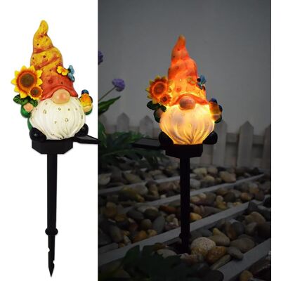 Inny producent Lampa Słoneczna Ogrodowa Led Dekoracja Elfy Słonecznik Żywica Wodoodporna Inny producent Lampa Słoneczna Ogrodowa Led Dekoracja Elfy Słonecznik Żywica Wodoodporna