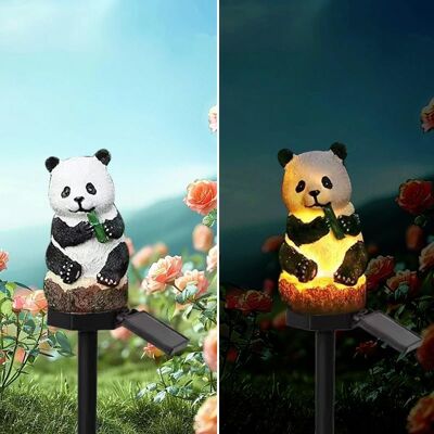 Inny producent Lampa Słoneczna Panda Ogrodowa Led Wodoodporna Żywica Dekoracja Zewnętrzna Inny producent Lampa Słoneczna Panda Ogrodowa Led Wodoodporna Żywica Dekoracja Zewnętrzna
