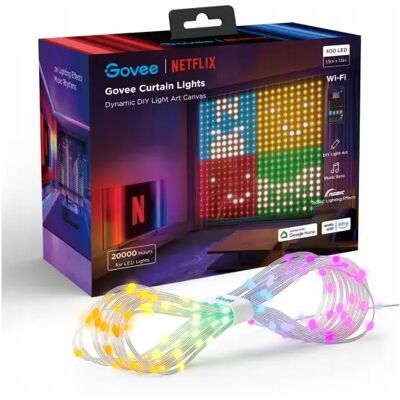 Lampa Smart Govee H70bc Curtain Light Netflix Lampa Smart Govee H70bc Curtain Light Netflix