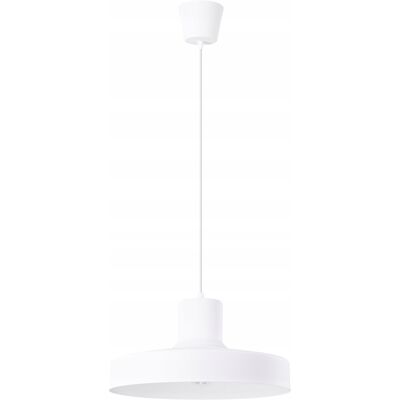 SOLLUX LIGHTING Lampa sufitowa wisząca nad stół wyspę do kuchni jadalni biała BILO SOLLUX LIGHTING Lampa sufitowa wisząca nad stół wyspę do kuchni jadalni biała BILO