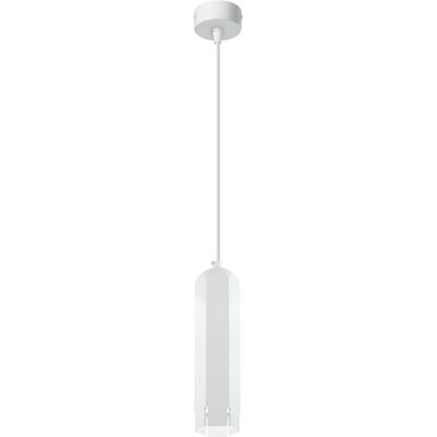 Lampa Wisząca Candellux Tuba Biała Gu10 1x50w Metal Ip20 Lampa Wisząca Candellux Tuba Biała Gu10 1x50w Metal Ip20