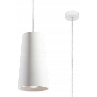 Lampa wisząca ceramiczna biała GULCAN Sollux Lighting SL.0849 Lampa wisząca ceramiczna biała GULCAN Sollux Lighting SL.0849