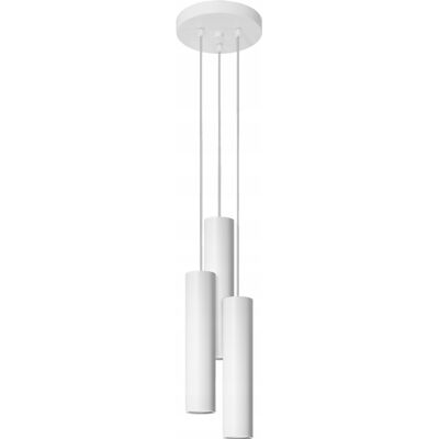 SOLLUX LIGHTING Lampa wisząca potrójna biała tuby nad stół wyspę do salonu 3 pkt Sollux SOLLUX LIGHTING Lampa wisząca potrójna biała tuby nad stół wyspę do salonu 3 pkt Sollux