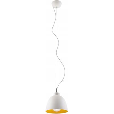 Lampa Wisząca SERENA Biało/Złota E27 60W Sollux Lighting Lampa Wisząca SERENA Biało/Złota E27 60W Sollux Lighting