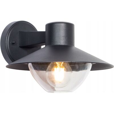 Zuma Line Lampa zewnętrzna, kinkiet czarny E27, 40W, IP44, nowoczesny - ECLIPSE Zuma Line Lampa zewnętrzna, kinkiet czarny E27, 40W, IP44, nowoczesny - ECLIPSE