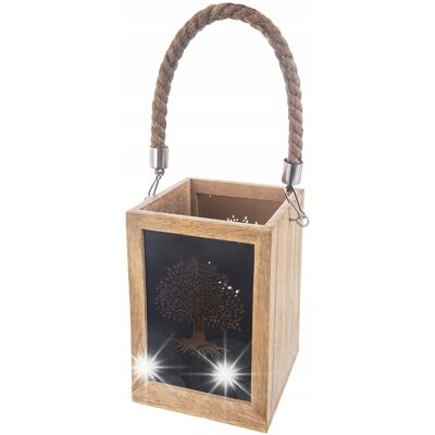 Orion Lampion Na Świeczkę Drewniany Mango 20 Cm Balkonowy Ozdobny Latarnia Orion Lampion Na Świeczkę Drewniany Mango 20 Cm Balkonowy Ozdobny Latarnia