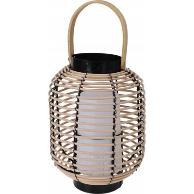 Home Styling Collection LAMPION RATTANOWY OGRODOWY Z UCHWYTEM BRĄZOWY LED LATARENKA OGRODOWA Home Styling Collection LAMPION RATTANOWY OGRODOWY Z UCHWYTEM BRĄZOWY LED LATARENKA OGRODOWA