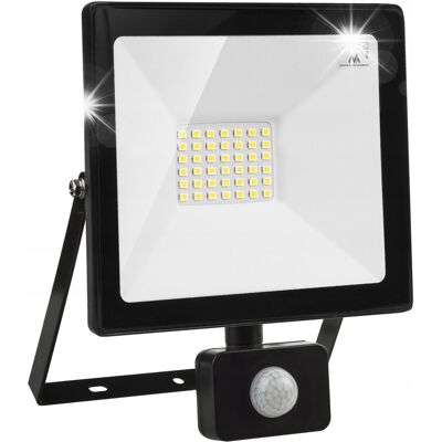Naświetlacz Halogen LAMPA LED SLIM 30W CZUJNIK RUCHU PIR Maclean MCE630 Naświetlacz Halogen LAMPA LED SLIM 30W CZUJNIK RUCHU PIR Maclean MCE630