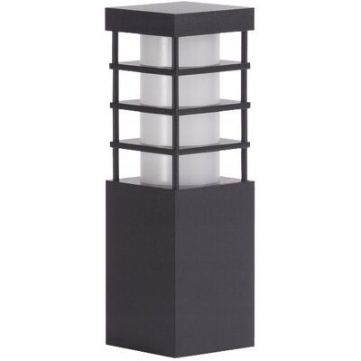 Ogrodowy słupek 25cm E27 IP54 czarny SU-MA aluminiowy Ogrodowy słupek 25cm E27 IP54 czarny SU-MA aluminiowy