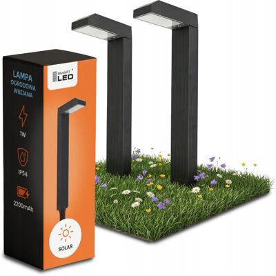 SmartLED Słupki Solarne Led Cct Ip65 (Zestaw 2szt) 5743 SmartLED Słupki Solarne Led Cct Ip65 (Zestaw 2szt) 5743