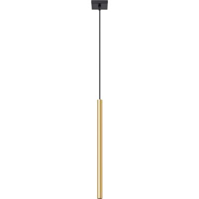Sollux Lighting Pastelo Lampa Wisząca Tuba Złoty Metal Ø8cm 1xG9 8W Sollux Lighting Pastelo Lampa Wisząca Tuba Złoty Metal Ø8cm 1xG9 8W