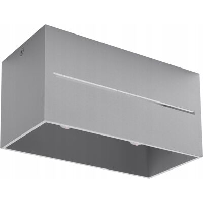 Spot sufitowy LOBO MAXI Szary Sollux Lighting Spot sufitowy LOBO MAXI Szary Sollux Lighting