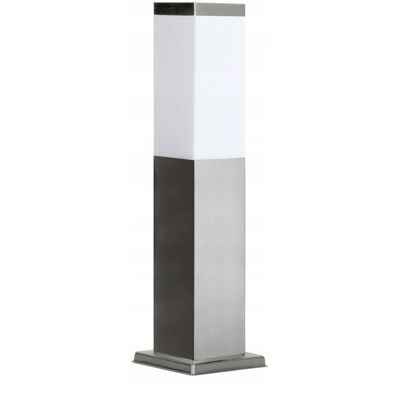 SU-MA Inox słupek ogrodowy 45cm E27 srebrny IP44 SU-MA Inox słupek ogrodowy 45cm E27 srebrny IP44