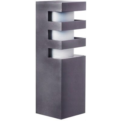 SU-MA RADO Słupek ogrodowy 25cm E27 IP54 Ciemno-szary Aluminiowy SU-MA RADO Słupek ogrodowy 25cm E27 IP54 Ciemno-szary Aluminiowy